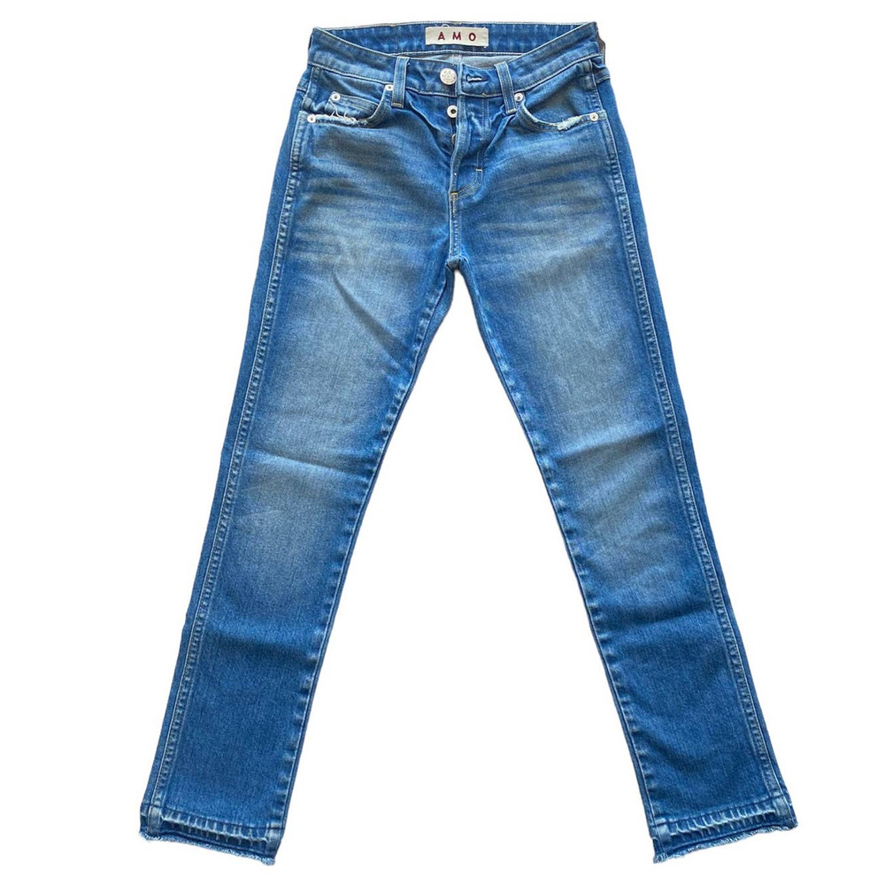 AMO Babe Something 4 button Blue Jeans Size 24